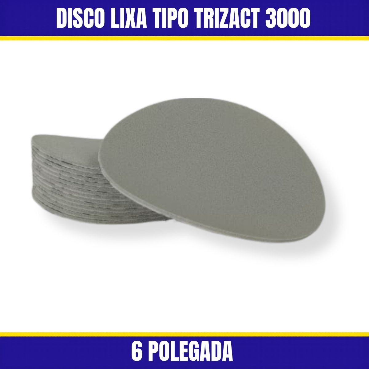Disco Lixa Tipo TRIZACT 3000 6 Polegada