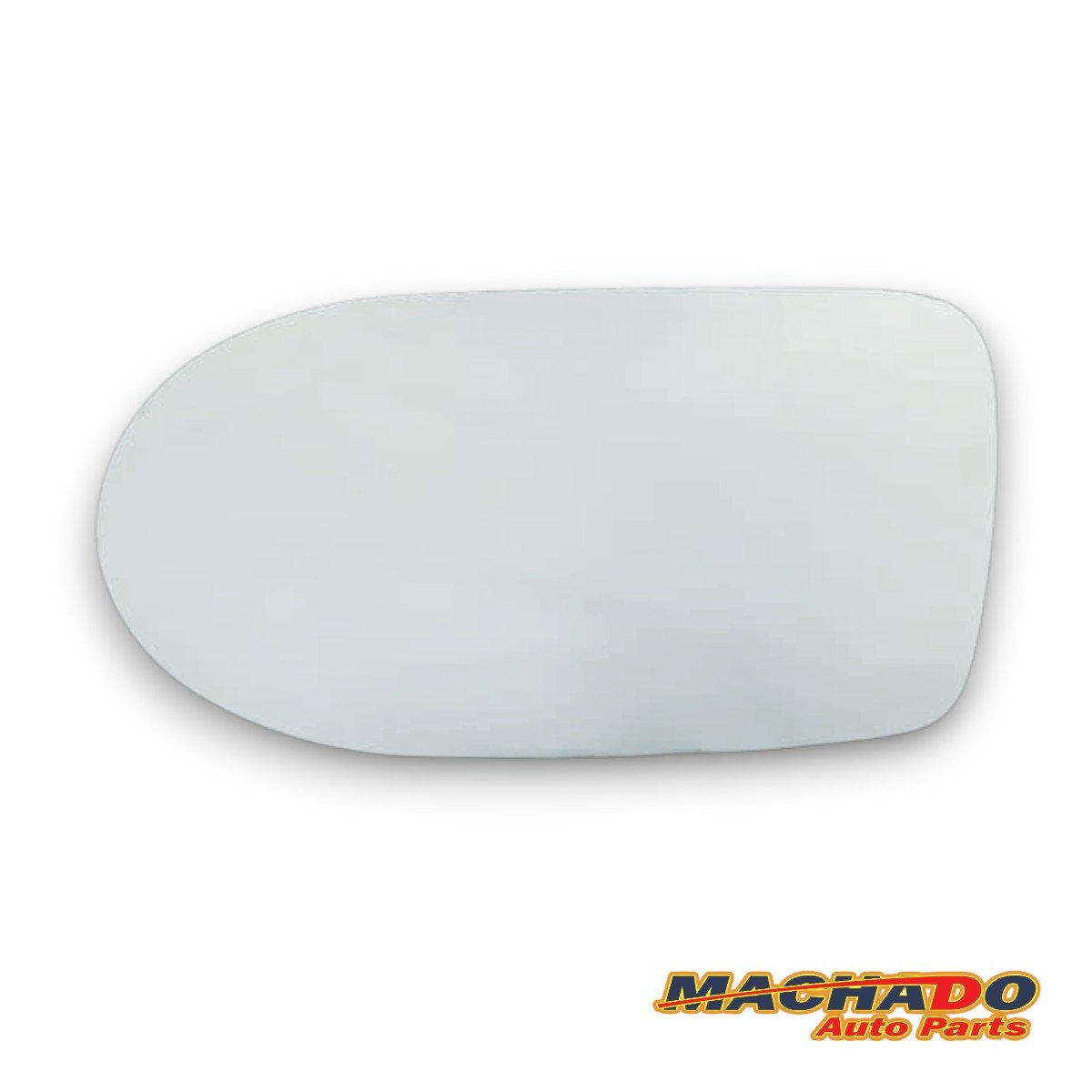 Lente C/ Base Refil Retrovisor Grande Uno Quadrado Esquerdo