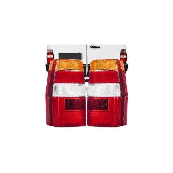 Lente Lanterna Traseira Fiorino Elba 85 a 03 Tricolor Direita