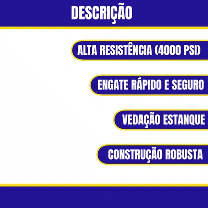 ADAPTADOR P/ MANGUEIRA LAVOR 4000PSI