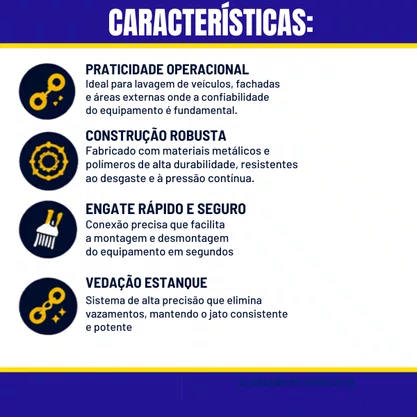 ADAPTADOR P/ MANGUEIRA LAVOR 4000PSI