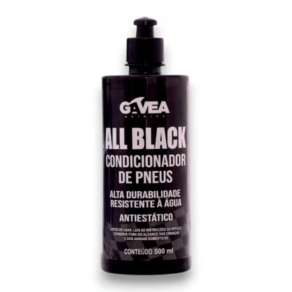 All Black Revitalizador acetinado para pneus e borrachas 500ml GAVEA