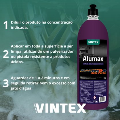 Alumax Limpador de Aluminio e Carrocerias 1,5L VINTEX