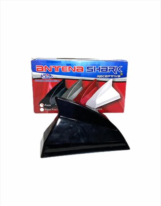 Antena Automotiva Tubarao Shark Receptiva Preto Universal - ANTICO