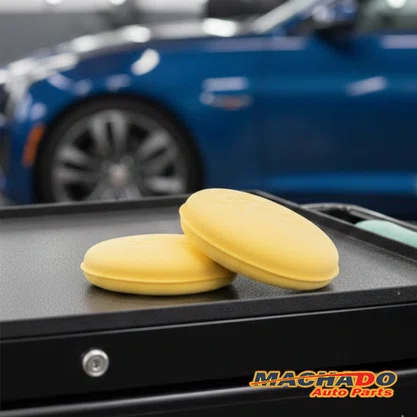 Aplicador de Espuma Amarela Para Enceramento Com 2 unidades CADILLAC 