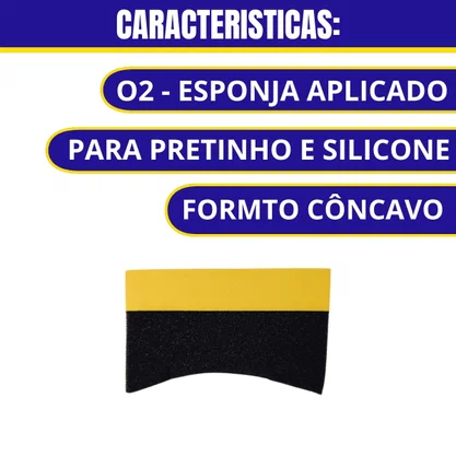 Aplicador Multiuso (Aplicador De Pretinho e Silicone) Com 2 Pecas SW