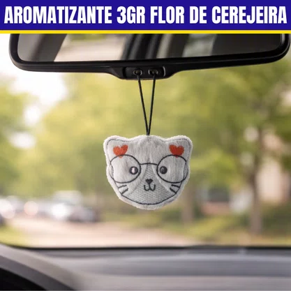 Aromatizante 3GR Gata Cinza Flor De Cerejeira REDCAR
