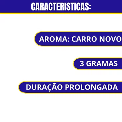 Aromatizante 3GR Golden Caramelo Carro Novo REDCAR