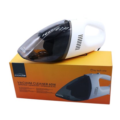 Aspirador de Pó Portátil para Carro 12V 60W - TECH ONE 