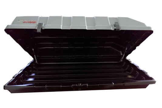 Bagageiro Maleiro de Teto Motobul 550 Litros 50kg Cinza Off Road MOTOBUL