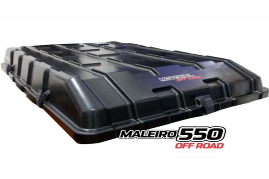 Bagageiro Maleiro de Teto Motobul 550 Litros 50kg Preto Off Road MOTOBUL