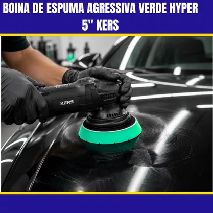 Boina De Espumna Hyper 5" Verde Agresiva KERS