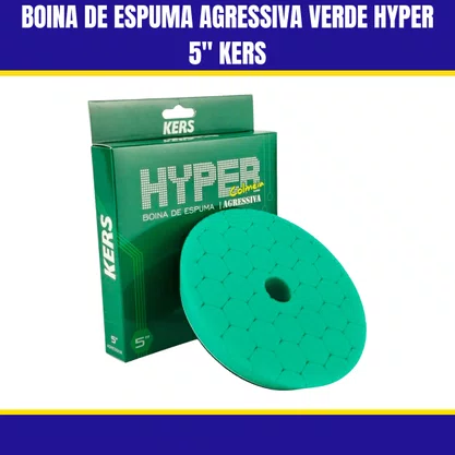 Boina De Espumna Hyper 5" Verde Agresiva KERS