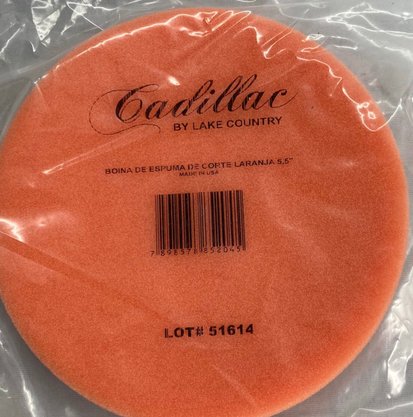 Boina Espuma Force Corte Laranja 5,5 Polegadas CADILLAC