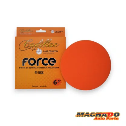 Boina Espuma Force Corte Laranja 6,5 Polegadas CADILLAC