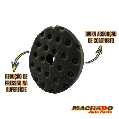 Boina Espuma Preta Lustro CCS 5' AUTO AMERICA