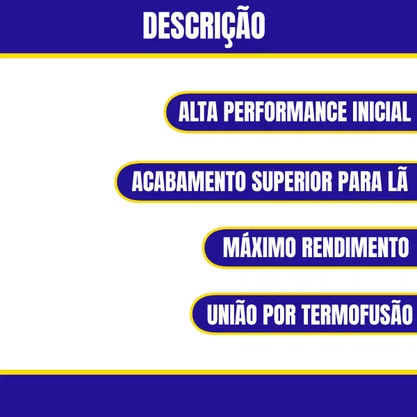 Boina La Dupla Face 7 Polegas Fio Vermelho e  Branco Corte Pesado P/ Rotativa