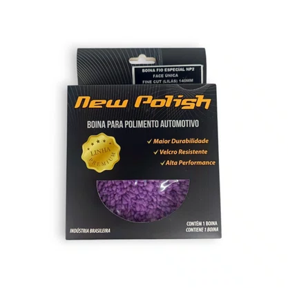 Boina La Fine Cut NP2 Fio Roxo Velcro 5 Polegadas (140MM)
