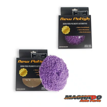 Boina La Fine Cut NP2 Fio Roxo Velcro 5 Polegadas (140MM)
