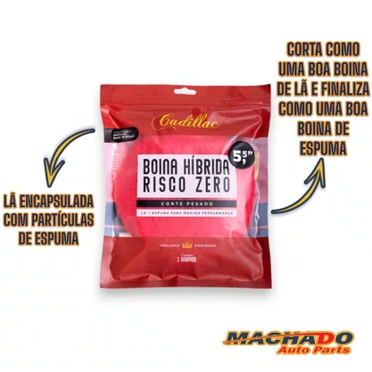Boina Lã Risco Zero 5,5' Com Interface CADILLAC