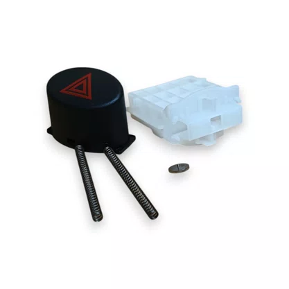 Botão Interruptor Alerta Uno Novo Palio Siena Strada Uno G1 Fiorino 2008 a 2020 Modelo Original 