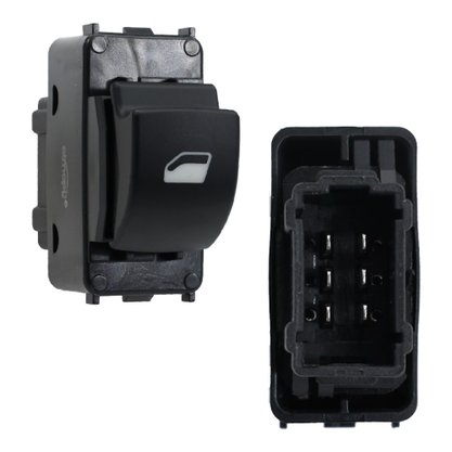 Botão Interruptor Vidro Elétrico C3 Aircross Picasso Peugeot 2013 a 2022 Dianteiro Direito Caroneiro