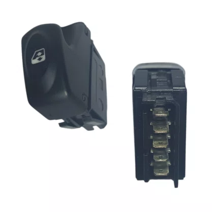 Botão Interruptor Vidro Elétrico Clio Megane Scenic 5 Pinos Simples 