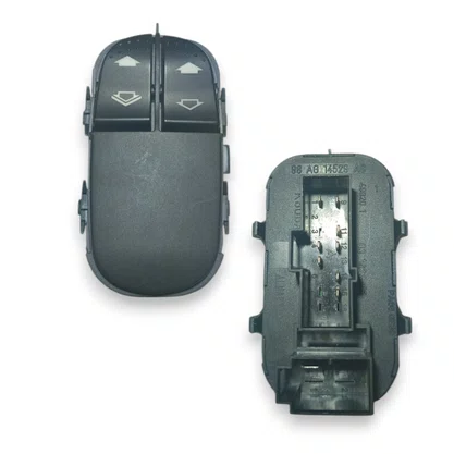 Botão Interruptor Vidro Elétrico Focus Hatch Duplo 2000 a 2008 Lado Esquerdo