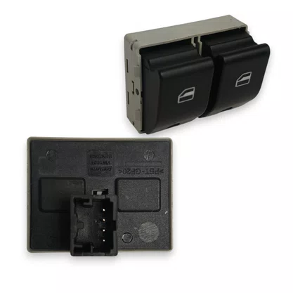 Botão Interruptor Vidro Elétrico Gol G4 G5 G6 Fox Duplo 2 Click Lado Esquerdo