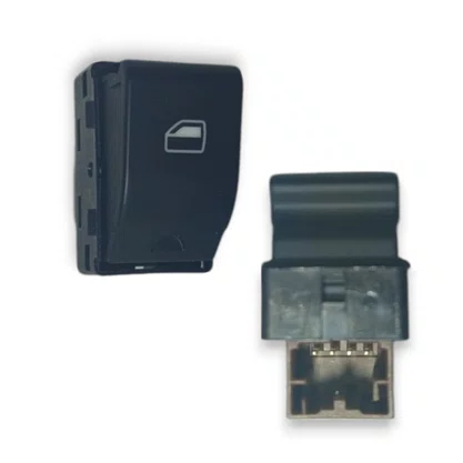 Botão Interruptor Vidro Elétrico Gol G4 G5 G6 Fox Simples 1 Click Lado Direito