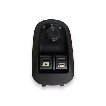 Botão Interruptor Vidro Elétrico Peugeot 206 207 Duplo Com Retrovisor Elet. Lado Esquerdo