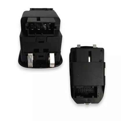 Botão Interruptor Vidro Elétrico Peugeot 206 207 Duplo Com Retrovisor Elet. Lado Esquerdo