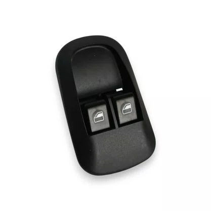 Botão Interruptor Vidro Elétrico Peugeot 206 207 Duplo Lado Esquerdo Fundo Branco 6 pinos 