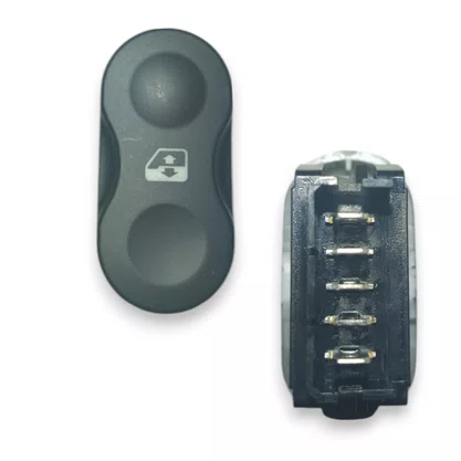Botão Interruptor Vidro Elétrico Sandero Logan 2007 a 2012 5 Pinos (Painel)