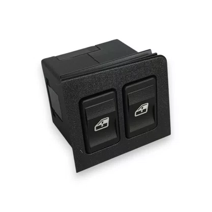 Botão Interruptor Vidro Elétrico Uno Prêmio Elba Fiorino Duplo Lado Esquerdo Led Vermelho 
