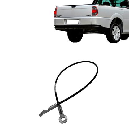 Cabo Tampa Traseira Saveiro G2 G3 G4 1996 a 2012 Avulso Sem Lado