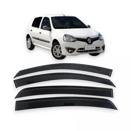 Calha De Chuva Clio Hatch e Sedan 2000 a 2016 4 Portas UPGRADE