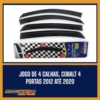 Calha De Chuva Cobalt 2012 a 2020 4 Portas UPGRADE