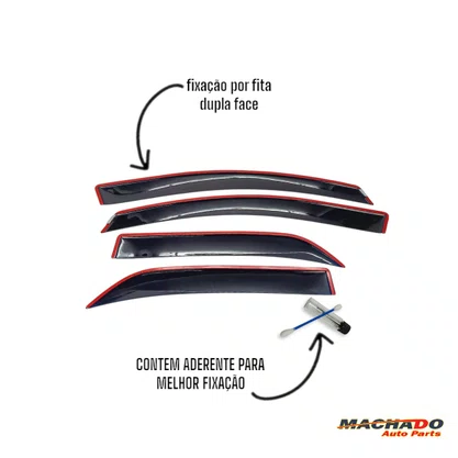 Calha De Chuva Ecosport 2003 a 2012 4 Portas UPGRADE
