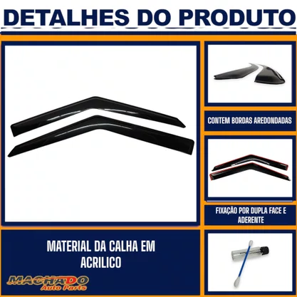 Calha De Chuva Fiorino 1989 a 2013 2 Portas UPGRADE