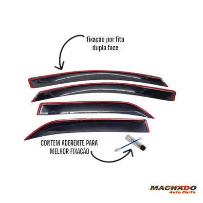 Calha De Chuva Ford Ecosport 2013 a 2015 4 Portas UPGRADE