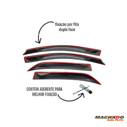Calha De Chuva Ford Ecosport 2015 a 2021 4 Portas UPGRADE