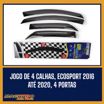 Calha De Chuva Ford Ecosport 2015 a 2021 4 Portas UPGRADE