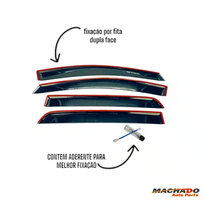 Calha De Chuva Fox Crossfox Spacfox 2004 a 2020 4 Portas UPGRADE