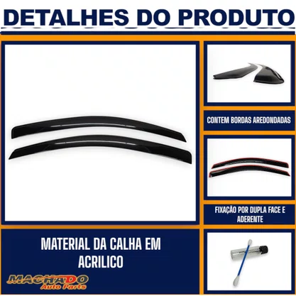Calha De Chuva Ka 1997 a 2014 2 Portas UPGRADE