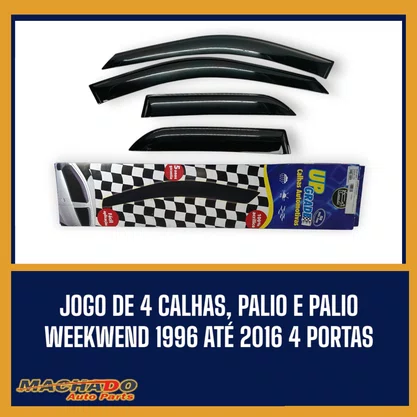 Calha De Chuva Palio 1996 a 2016 Palio Weekend 1996 a 2018 4 Portas UPGRADE