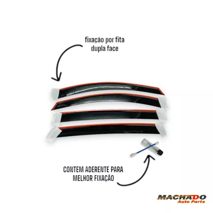 Calha De Chuva Sandero 2015 a 2023 4 Portas UPGRADE