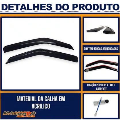 Calha De Chuva Saveiro G2 G3 G4 1998 Até 2012 UPGRADE