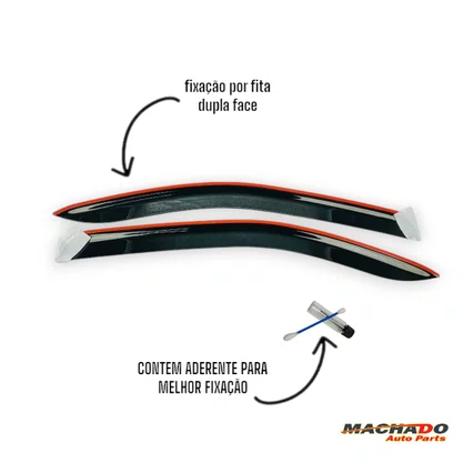 Calha De Chuva Uno Fiorino 2011 a 2020 2 Portas UPGRADE