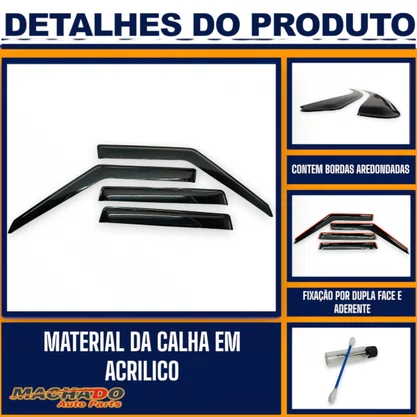 Calha De Chuva Uno Premio Elba 1985 a 2011 e Uno Mille 2012 a 2013 4 Portas UPGRADE